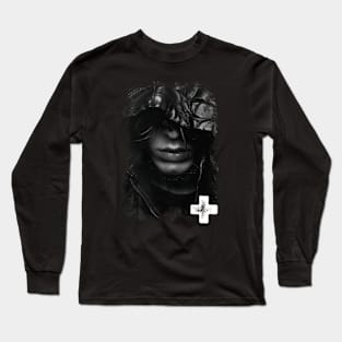 Bad Mood, Protest, Goth Grunge Outfit "Angry Female", Mother's Day, Gift Long Sleeve T-Shirt